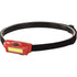 Streamlight 61705 Bandit Lampe frontale LED rechargeable 180 lumens avec cordon USB, clip chapeau et serre-tête élastique, LED blanche, rouge