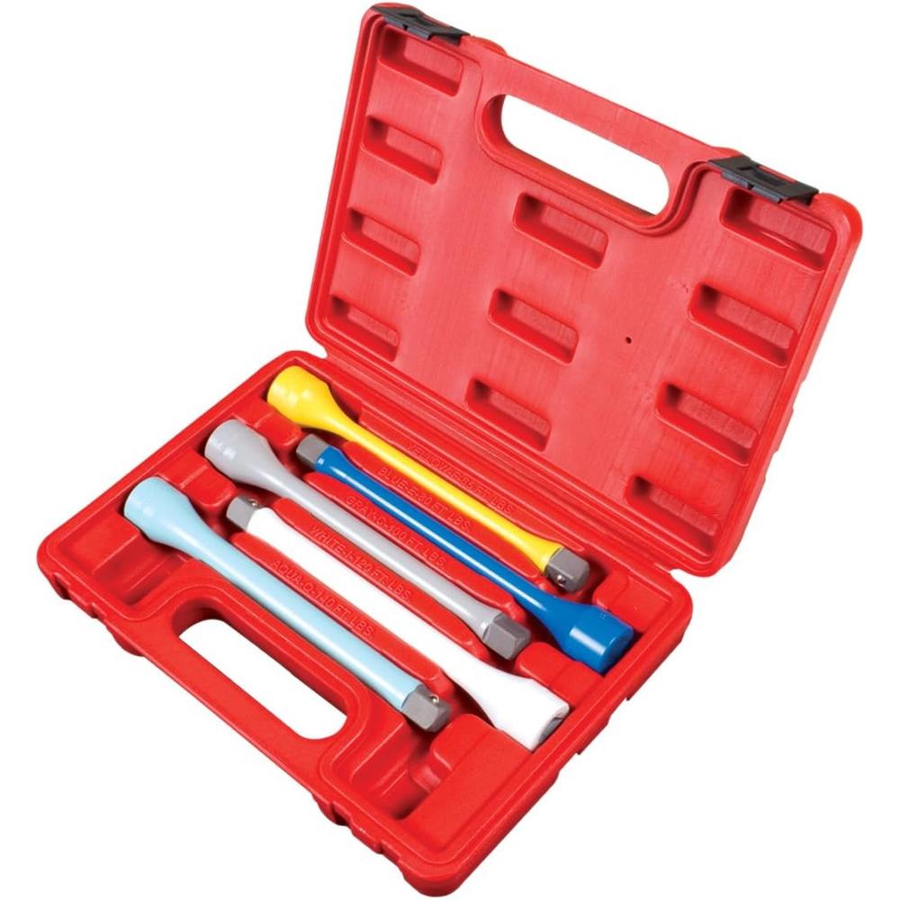 Sunex Tools 2450 1/2 in. Drive Limited Extension Bar Set, 5 pieces