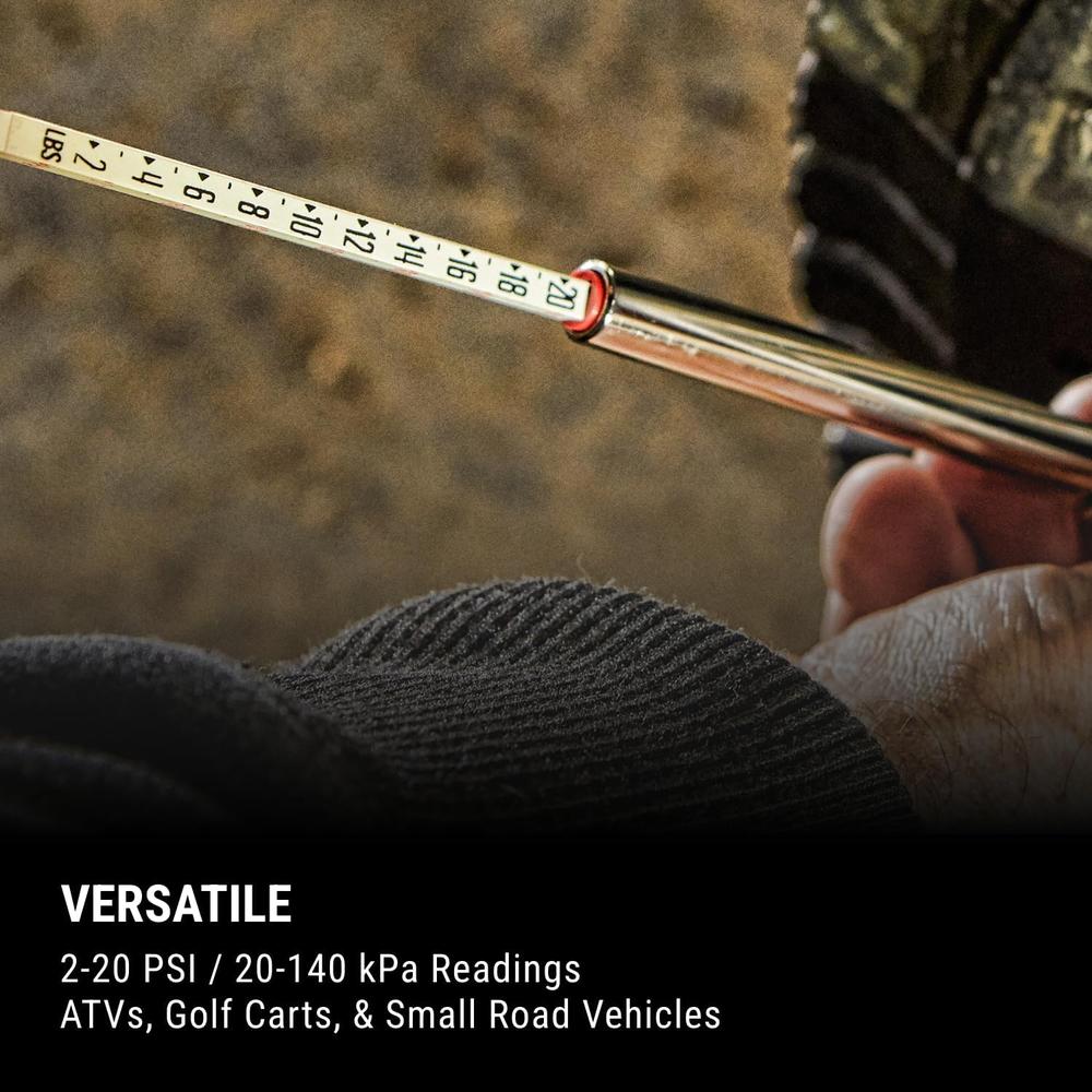 Milton Industries S-917 Low Pressure Tire Gage 2-20 Lbs