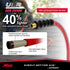 Milton Industries ULR125038 1/2" X 50' ULTRA LIGHTWEIGHT RUBBER AIR HOSE WITH 3/8" NPT ENDS