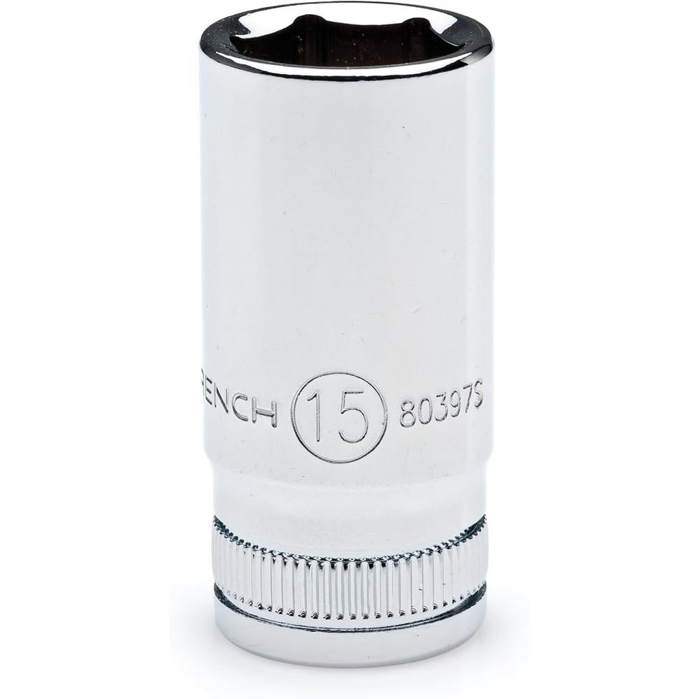 GearWrench 80304S-06 13-Piece 1/4-Inch Drive 6-Point Mid Length Socket Set Metric