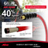 Milton Industries ULR122538 1/2" X 25' ULTRA LIGHTWEIGHT RUBBER AIR HOSE WITH 3/8" NPT ENDS