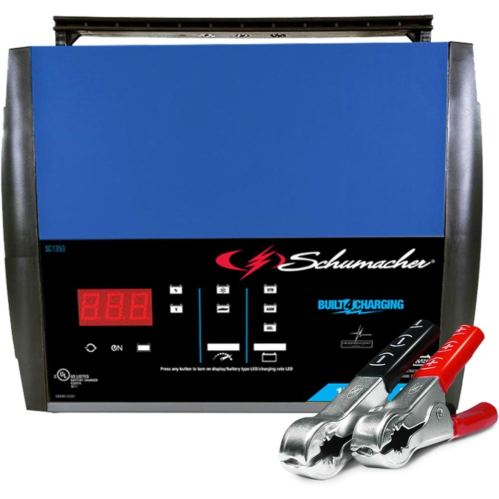 Schumacher Electric SC1359 15/8/3 Amp Charger For Automotive And Marine Batteries
