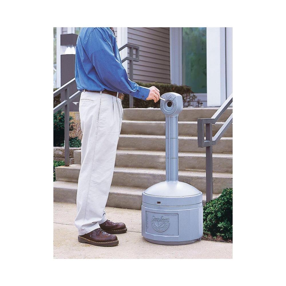 Tobeq 400-26800 FUMEURS CESSER LE FEU CIGARETTE RÉCEPTACLE - GRIS ÉTAIN