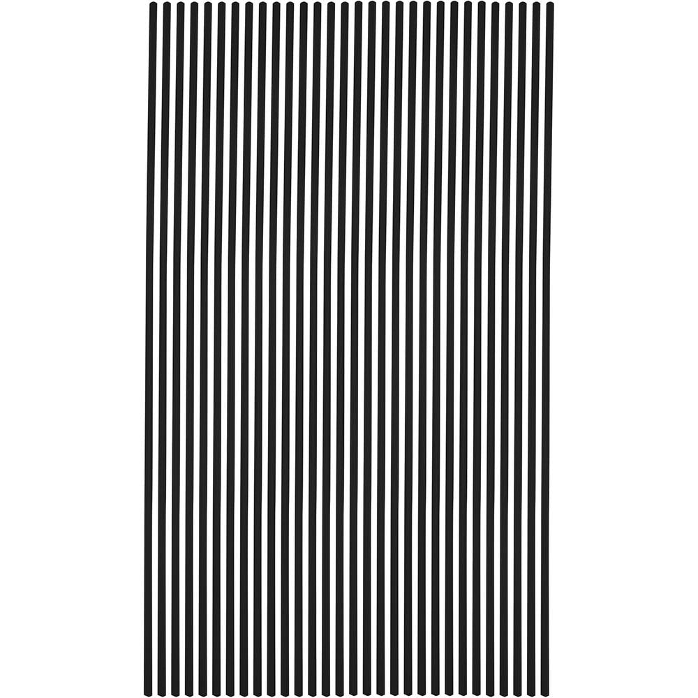 Polyvance R02-01-03-BK POLYPROPYLENE ROD, 1/8" DIAMETER, 30 FT., BLACK