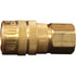 Milton Industries 715 1/4" FNPT M-Style Brass Coupler