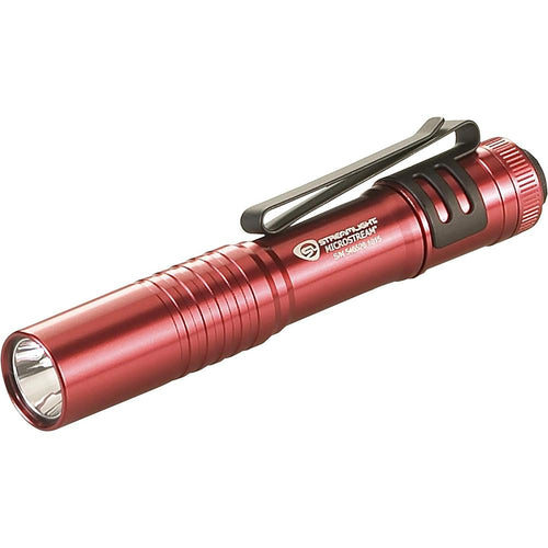 Streamlight 66323 MicroStream Lampe de poche ultra-compacte en aluminium avec pile alcaline AAA - 45 lumens