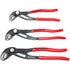 GEARWRENCH 82118 3 Pc. Push Button Tongue and Groove Plier Set