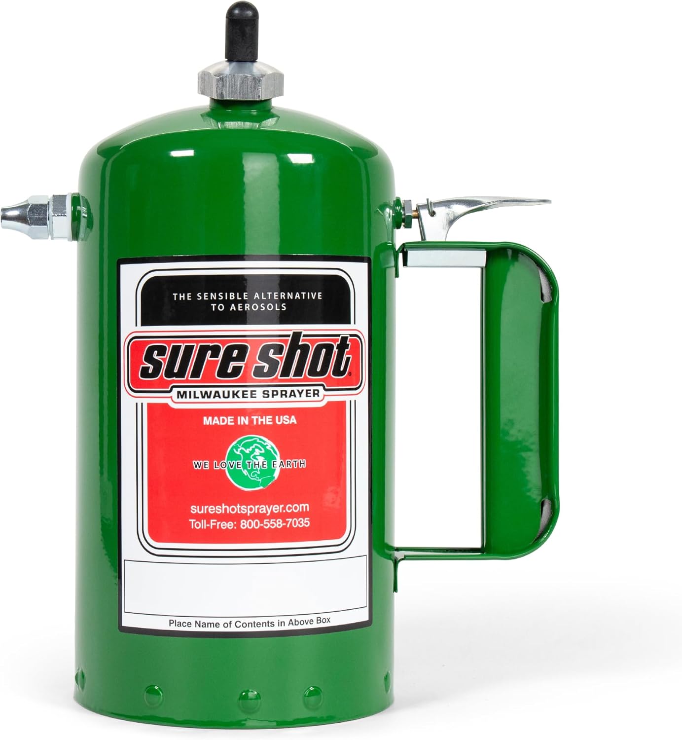 Sure Shot A1000G 32 OZ. PULVÉRISATEUR EN ACIER INDUSTRIEL (VERT)