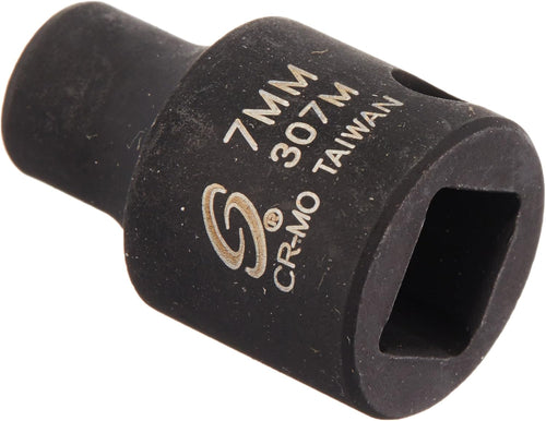 Sunex Tools 307M 3/8 in. Drive 7-mm Impact Socket