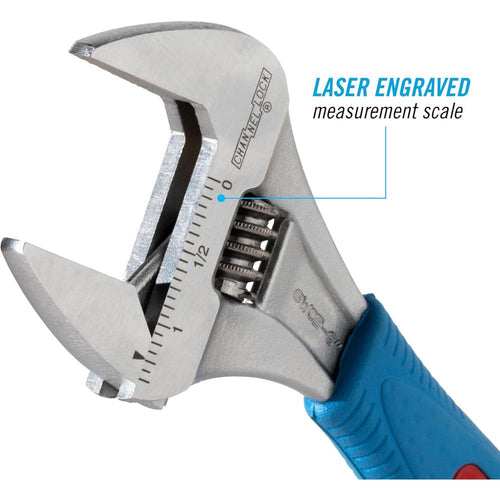 Channellock 6WCB Clé à molette WideAzz 15,2 cm, CODE BLEU