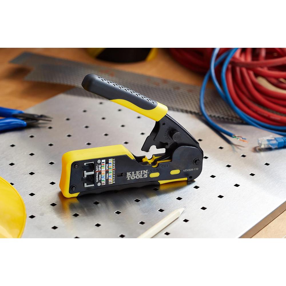 Klein Tools VDV226110 PASS THRU RJ45 CRIMP TOOL