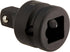 Grey Pneumatic 2228A 1/2" Female X 3/8" Male Adapter W/ Friction Ball