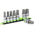 GripEdge HCM8S 8-Pc 1/2" Drive Metric Rpt Hex Bit Socket Set, 10-19 Mm