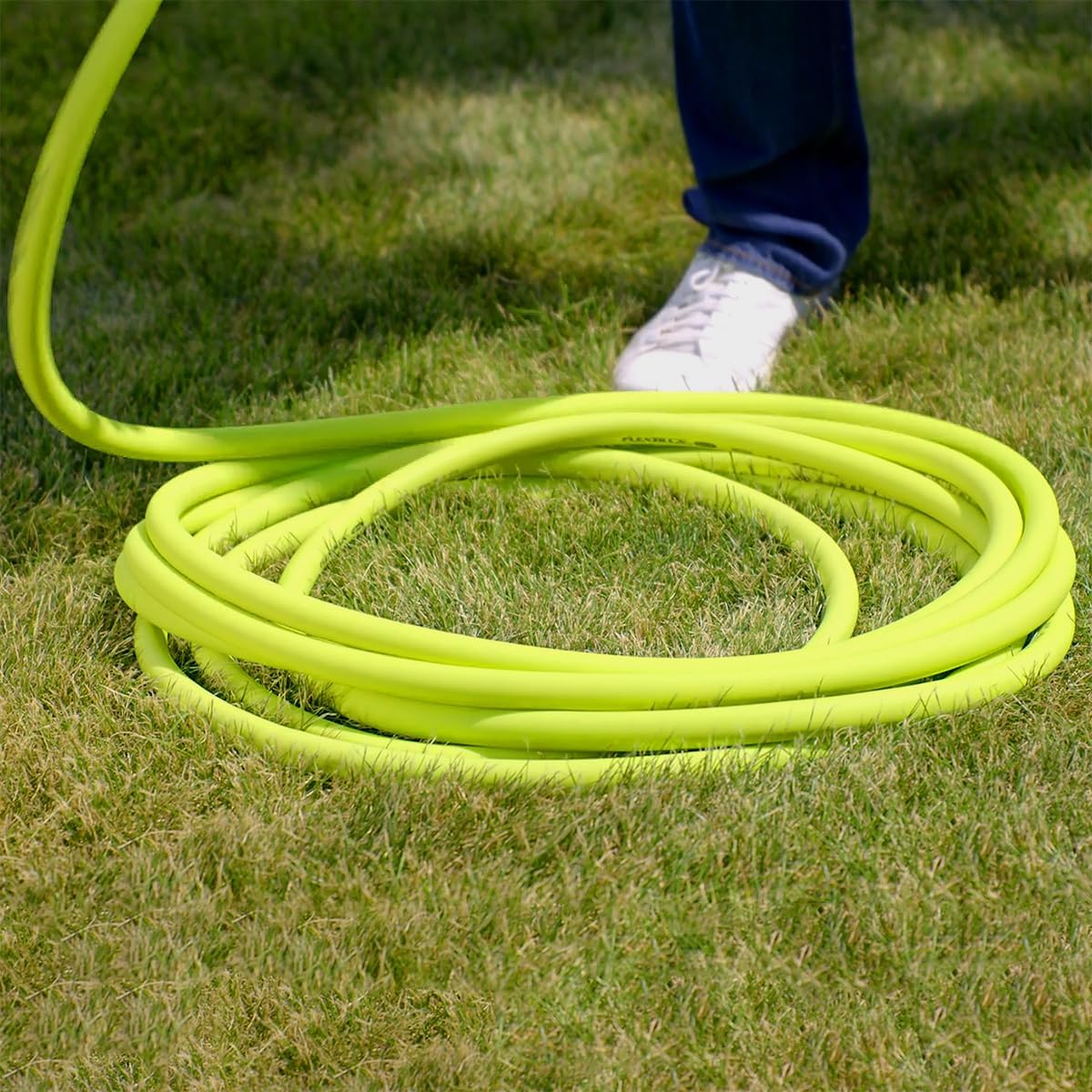 Legacy Manufacturing HFZG525YW Flexzilla Garden Hose, 5/8" X 25', 3/4" - 11 1/2 GHT Fittings
