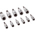 Sunex Tools 91311TP 11Pc 1/4" & 3/8" Dr Chrome Tamperproof Star Bit Socket Rail