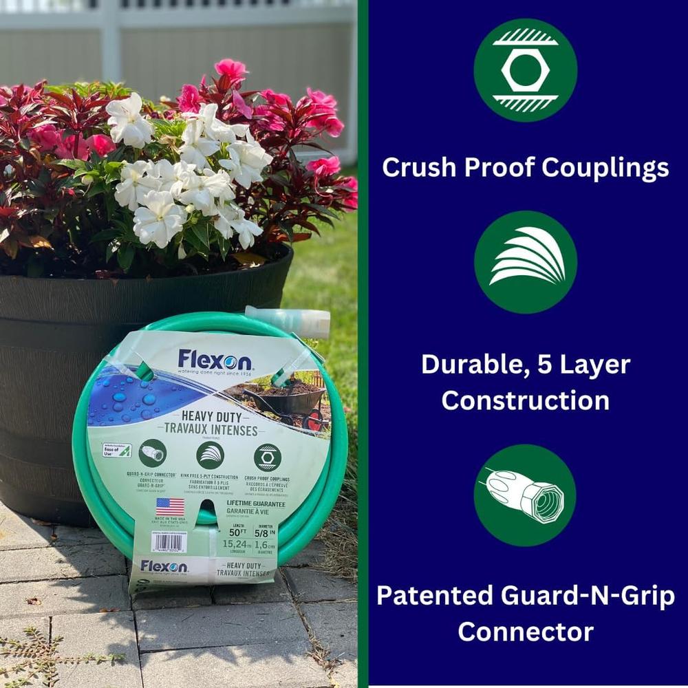 Flexon 5/8-Inch by 75-Foot Forever Plus Garden Hose FXG5875