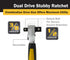 Titan Tools 12051 3/8 In. And 1/2 In. Drive Stubby Ratchet