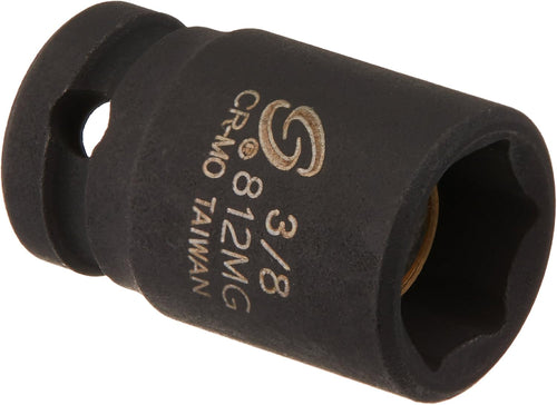 Sunex 812mg 1/4-Inch Drive 3/8-Inch Magnetic Impact Socket