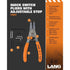 Lang Tools 1421 Internal/External Quick Switch Retaining Ring Pliers