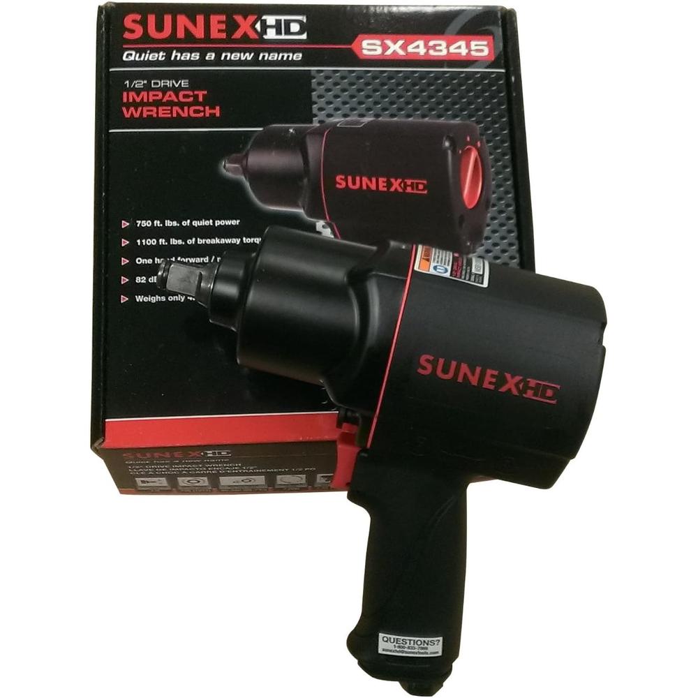 Sunex Tools SX4345 1/2 in. Composite Impact Wrench