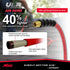 Milton Industries ULR125012 Tuyau d'air en caoutchouc ultra léger 1/2" x 50' avec extrémités 1/2" NPT