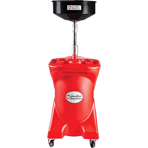 JohnDow Industries JDI-27GFD Vidange d'huile portable en polyéthylène de luxe de 27 gallons