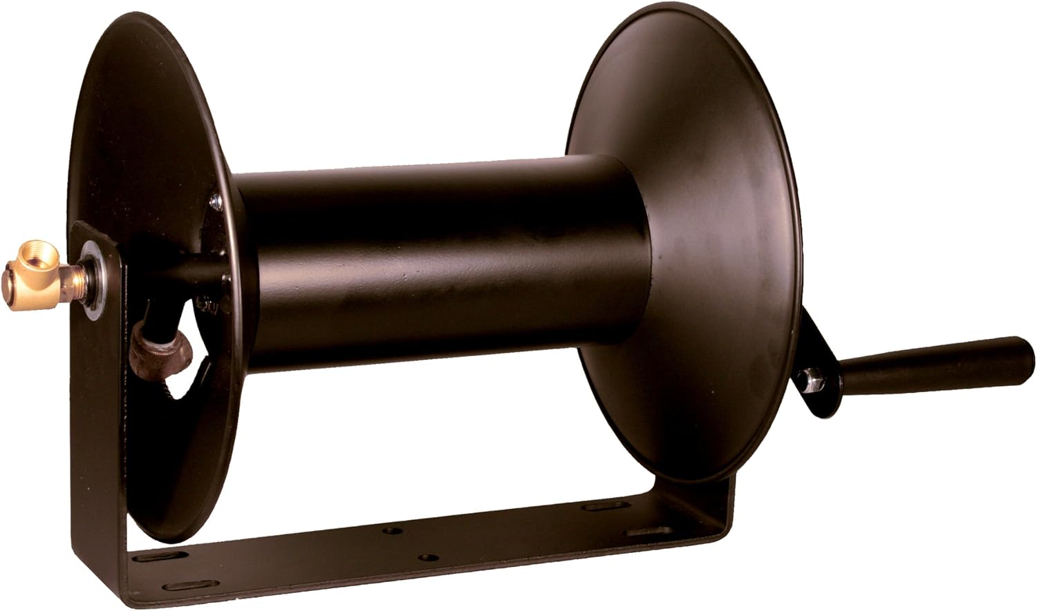 Reelcraft CU6100LN 3/8" x 100 Ft. Light Duty Hand Crank Hose Reel (Hose Not Included), 3/8" NPTF Inlet/Outlet, 300 PSI