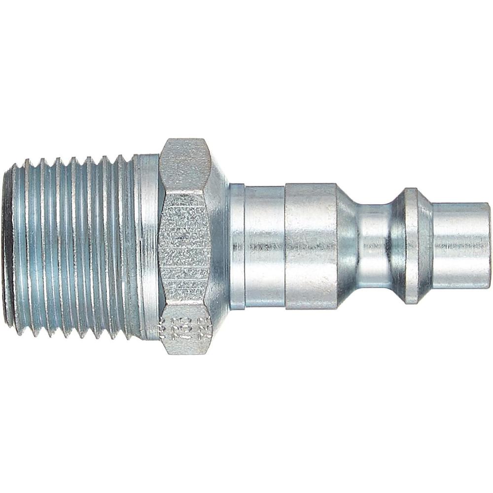 Milton Industries S-733 3/8" Male Plug M-Style, 2/Cd