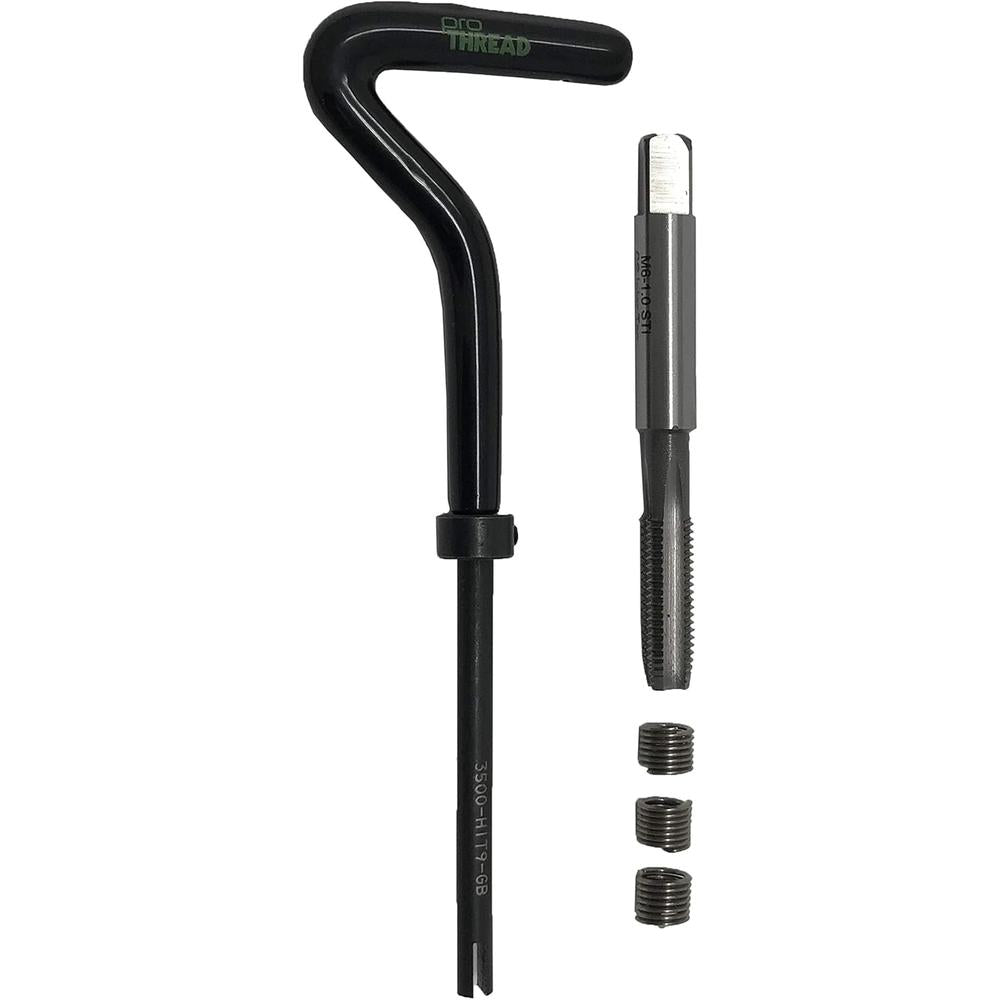 CTA Tools 35069 PRO-THREAD THREAD REPAIR KIT - INCLUDES: TAP, INSTALLATION TOOL - METRIC M6-1, (3) INSERTS