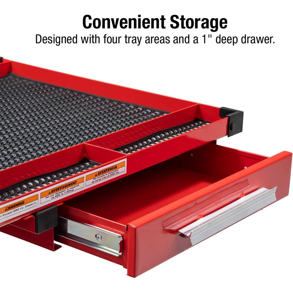 Sunex 8019 Heavy Duty Adjustable Work Table with Drawer