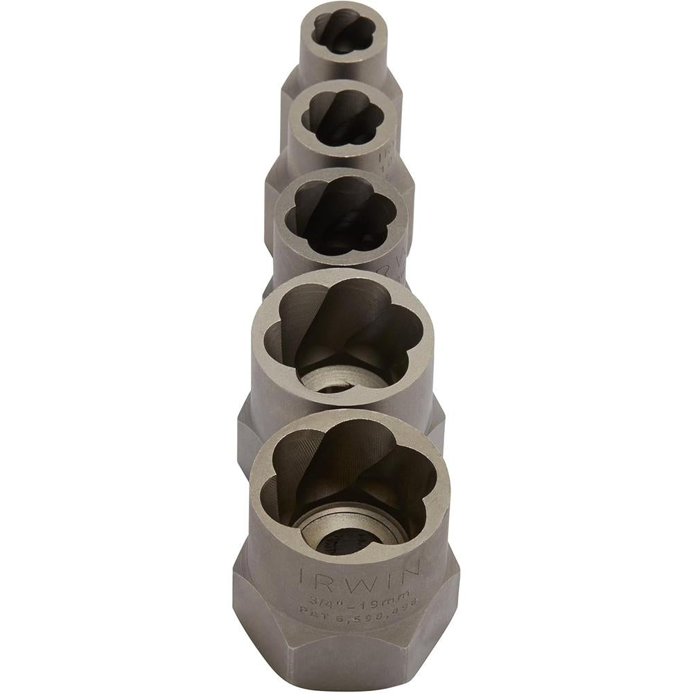 IRWIN Bolt Extractor Set, 5-Piece (394002)