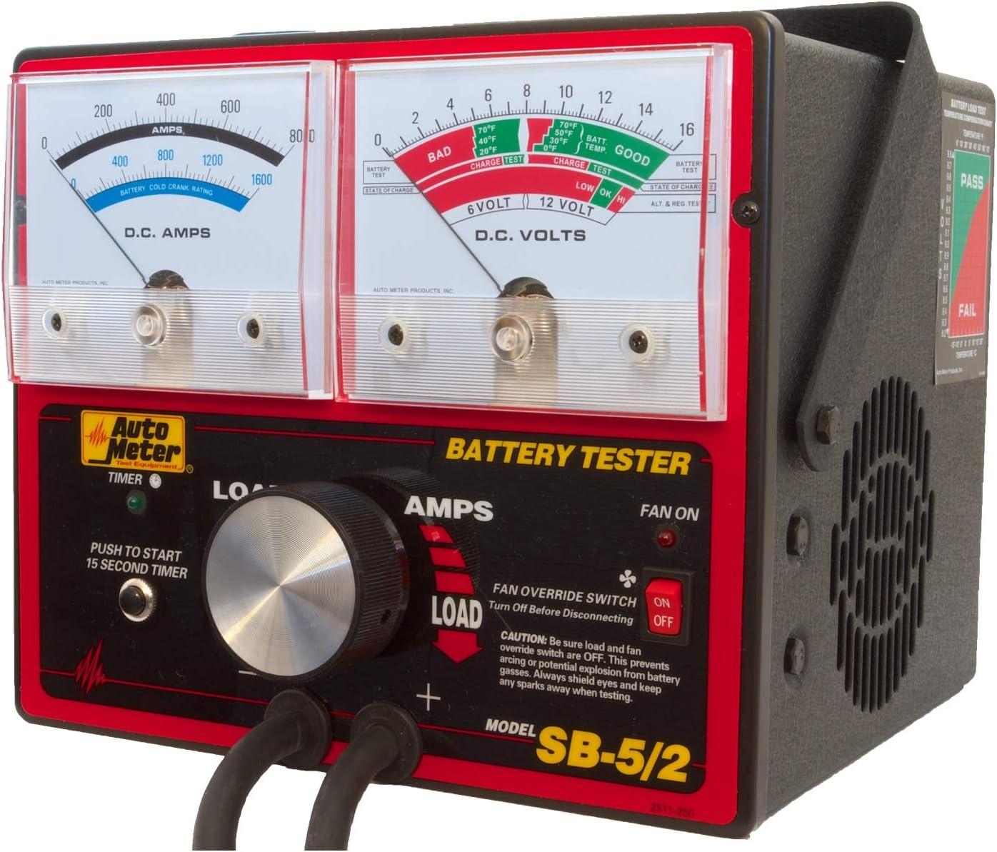 Auto Meter (SB-5/2) 800 Amp Variable Load Battery/Electrical System Tester