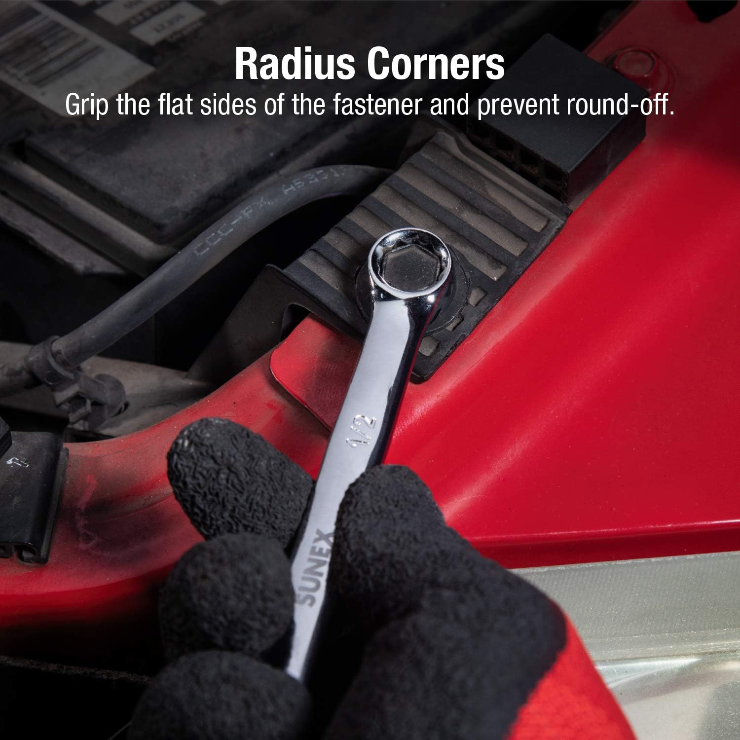 Sunex Tools 9915A 14 PC V-GROOVE SAE COMBINATION WRENCH SET