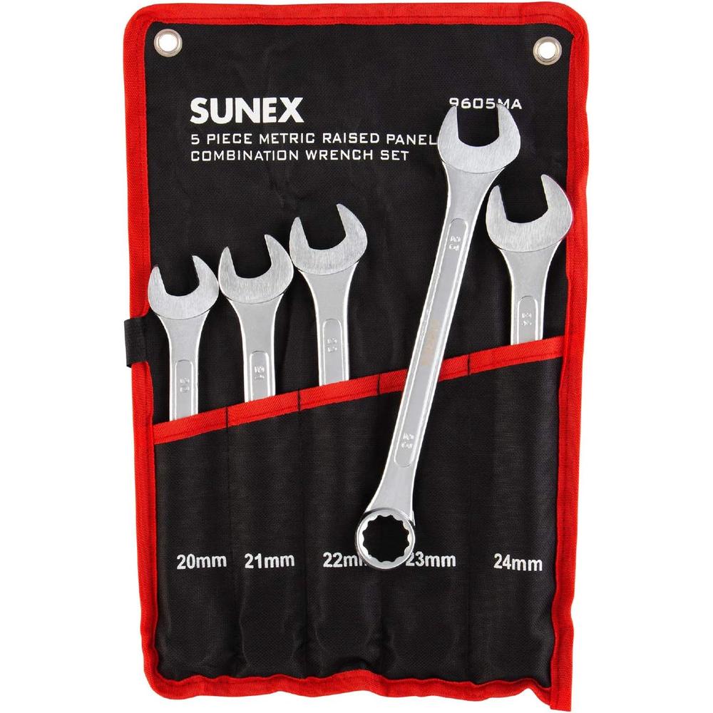 Sunex Tools 9605MA 5PC ME RSD PNL COMBO WR SET