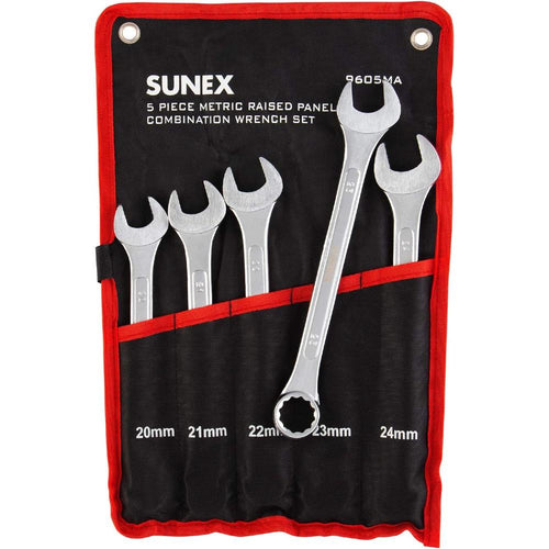 Sunex Tools 9605MA 5PC ME RSD PNL COMBO WR SET