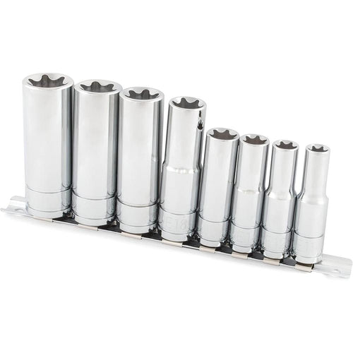 Titan Tools 68302 Jeu de 8 douilles Torx® externes profondes