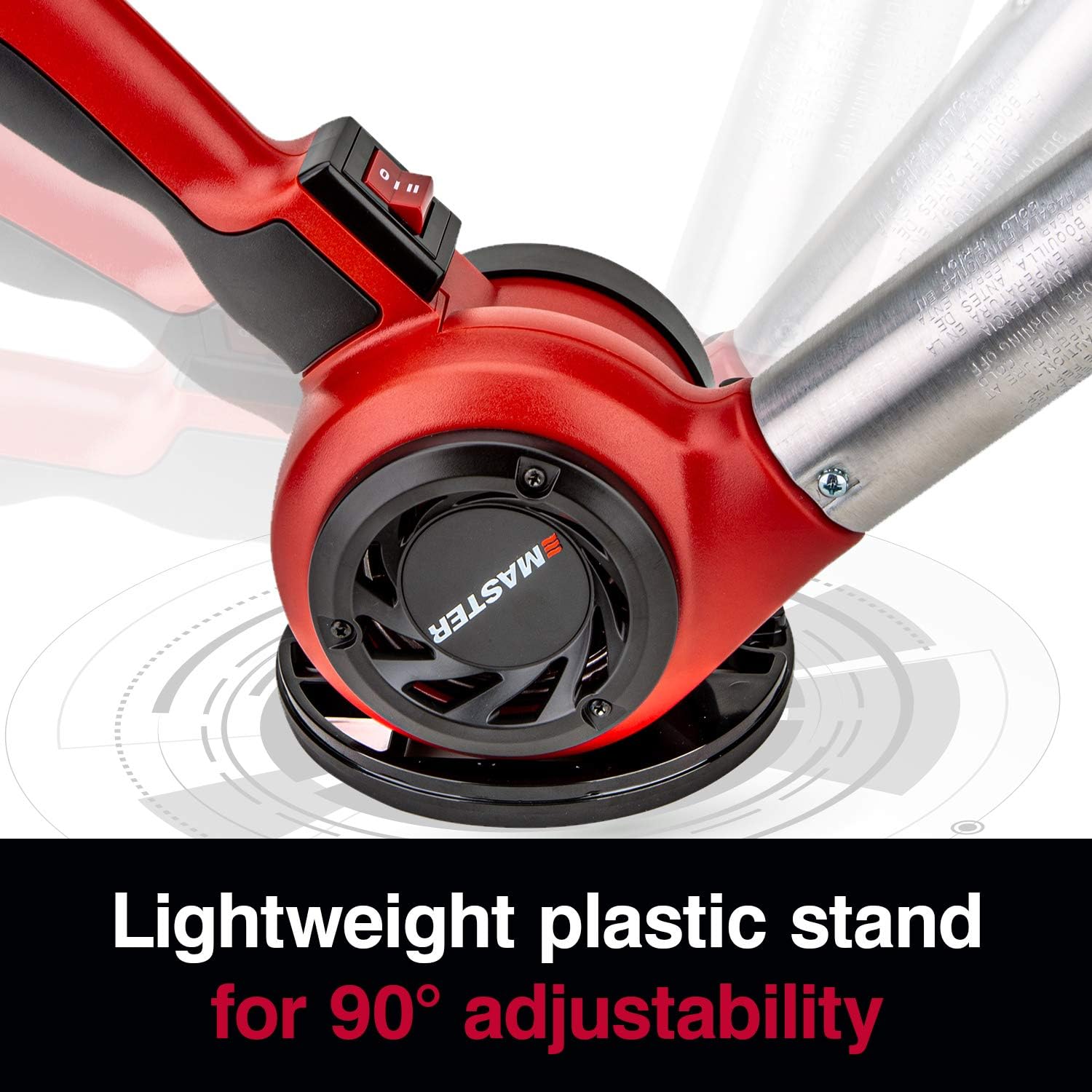 Master Appliance HG-201T MASTER® HG T-SERIES HEAT GUN WITH LIGHTWEIGHT PLASTIC HOUSING, 400°F/204°C, 27 CFM, 120V, 5A, 600W