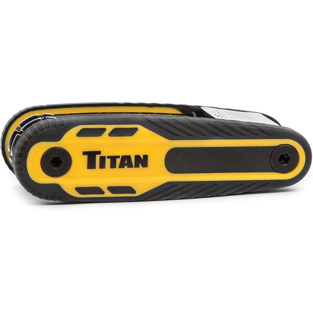 Titan Tools 12772 Jeu de 8 clés en forme d'étoile pliantes et verrouillables