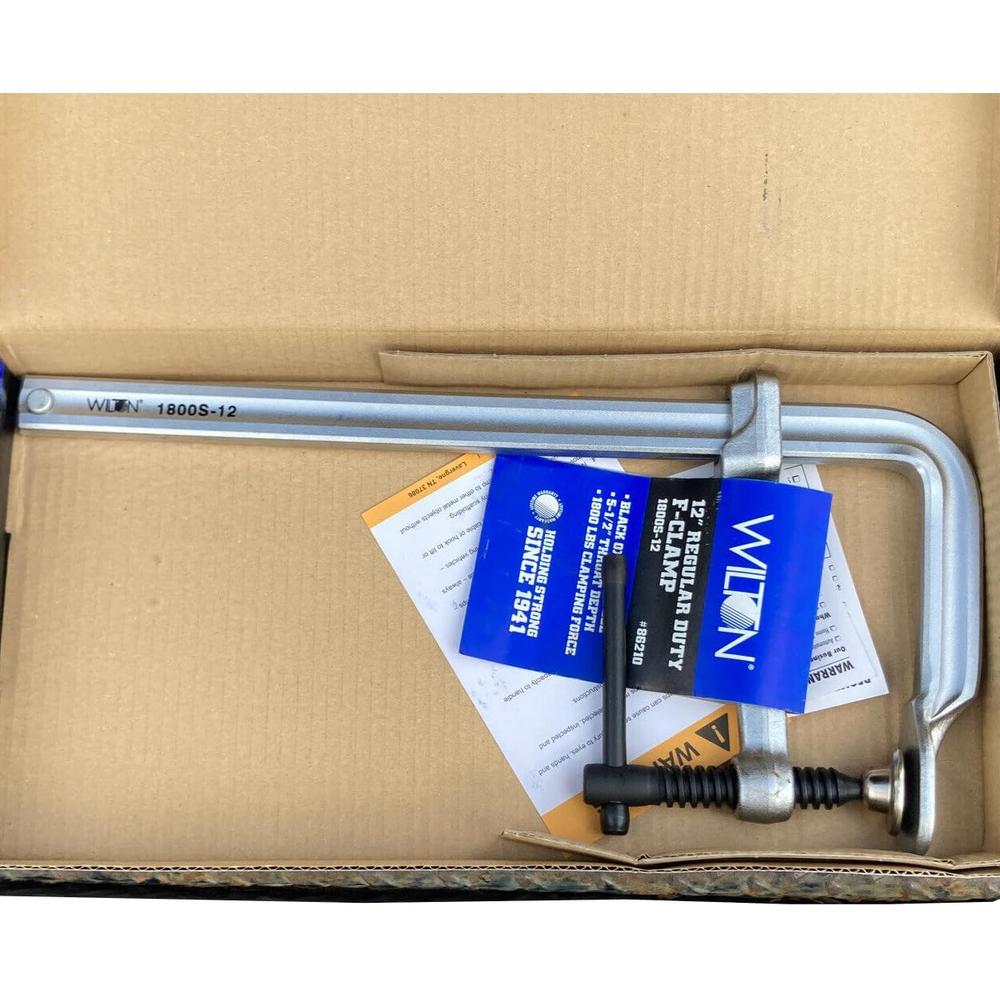 Wilton Tools 86210 1800S-12, 12" RÉGULIER DUTY F-CLAMP