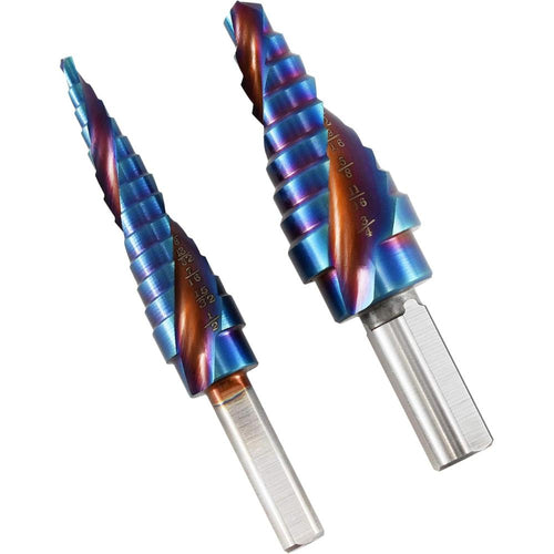 Astro Pneumatique Outil 9442 Acier Bleu Ensemble de 2 forets étagés Max-Duty
