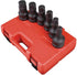 Sunex 5606 1" Drive SAE Hex Driver Set. 6 Piece