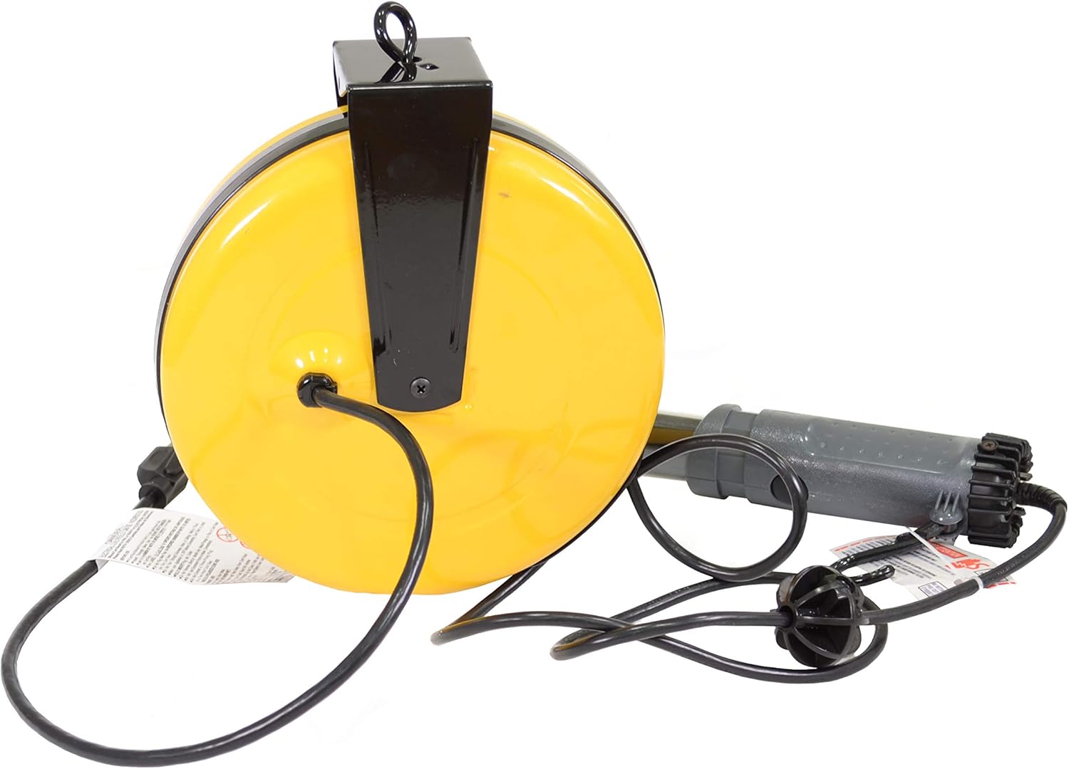 Alert Stamping 5050SM Pro-Lite 34 SMD LED Cord Reel Task Light,Yellow, Grey, Black