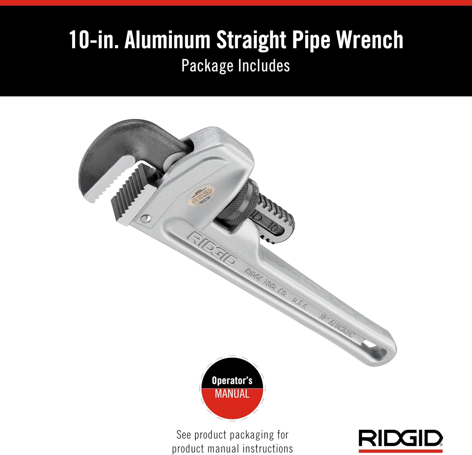 Ridgid 31090 Wrench, 810 Alum