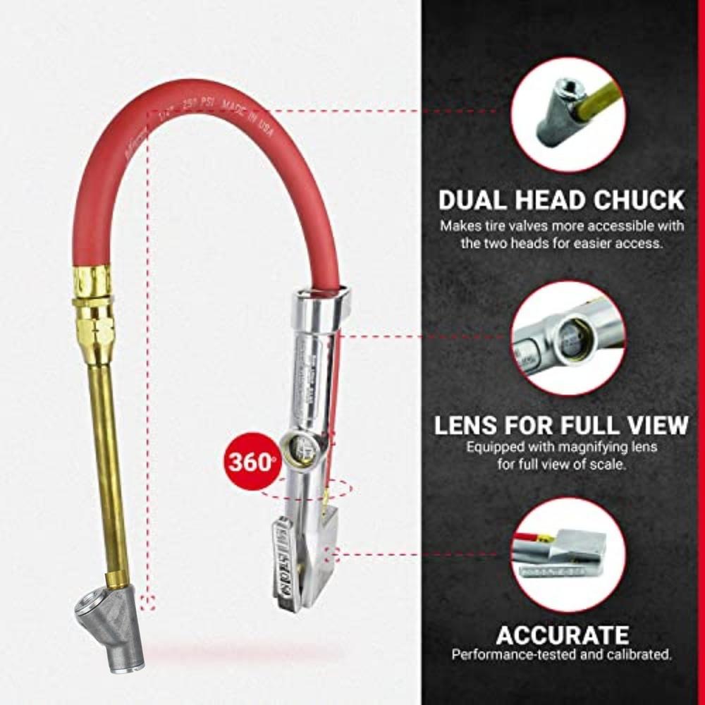 Milton Industries S-516 Inf.Gage-DH Str Ft Pour Inner Duals