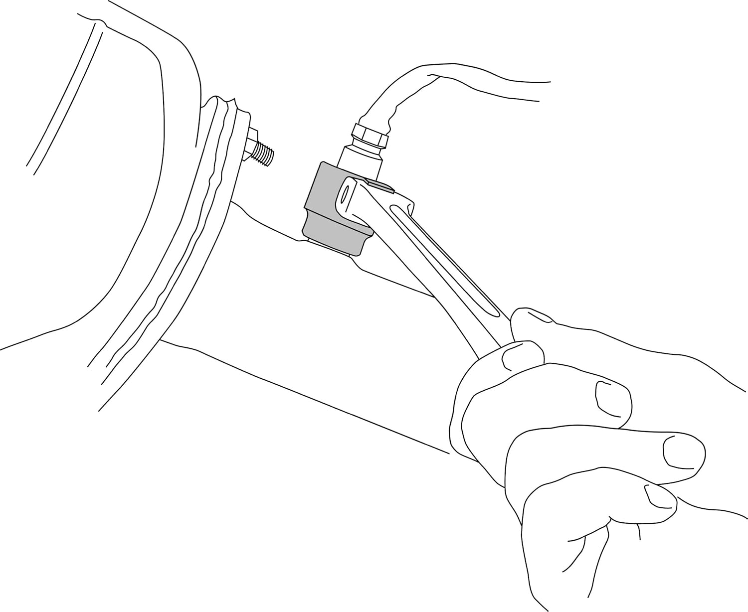 Lisle 12390 Dual Drive Oxygen Sensor Wrench
