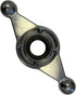Coats 8112103 40mm OEM Hub Nut Standard Thread Pitch close-up showing threaded center bore and ball-end handle arms