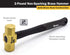 Titan Tools 63216 Shop Iron Non-Sparking Brass Hammer, 2lb.