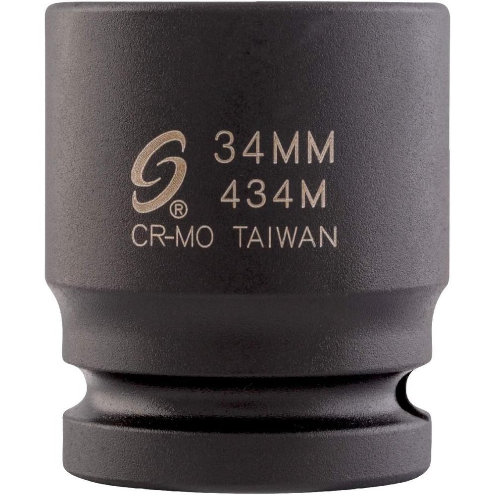 Sunex Tools 434M 3/4 in. Drive 34-mm Impact Socket
