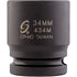 Sunex Tools 434M 3/4 in. Drive 34-mm Impact Socket